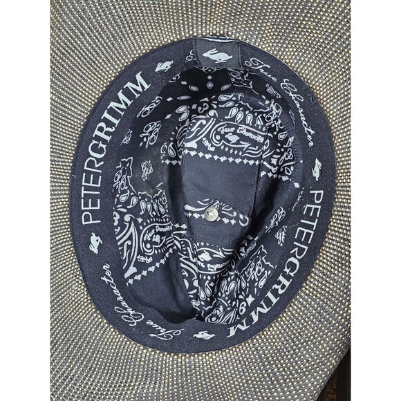 Peter Grimm True Character Western Cowboy Hat Black James O/S NWT - Picture 9 of 10